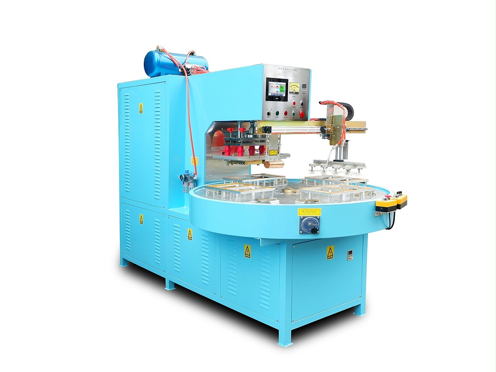 PLC四工位自動(dòng)轉(zhuǎn)盤取料手高周波 四工位自動(dòng)轉(zhuǎn)盤高周波